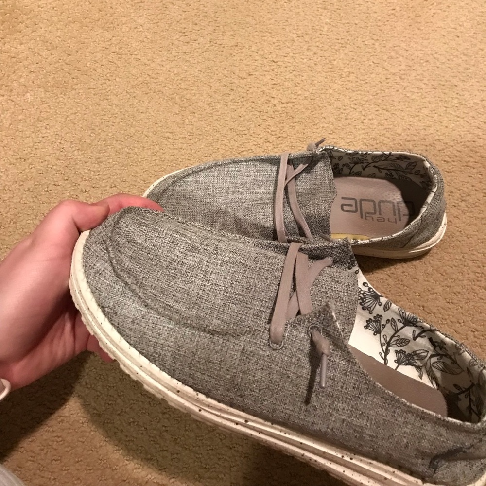 Grey Hey Dudes | size 11